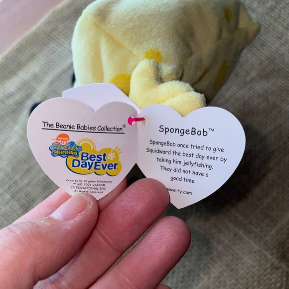 Sponge Bob Beanie Baby - Picture 4 of 7
